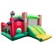 Kids Inflatable Bounce House With Double Slides Basketball Hoop Outdoor Play
